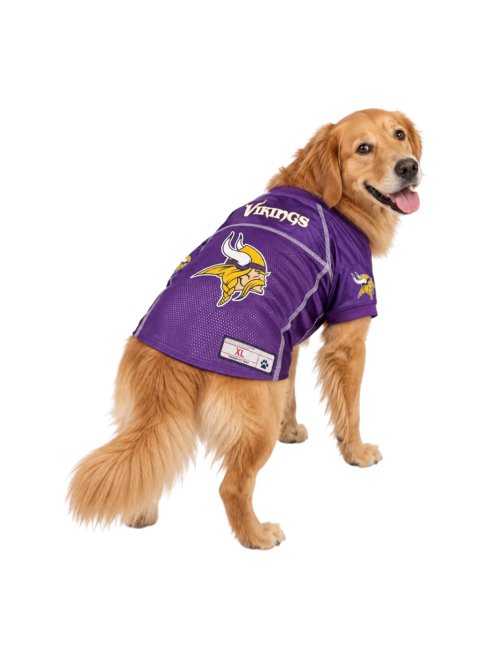 Minnesota Vikings NFL Dog Jersey Purple XL New With Tags
